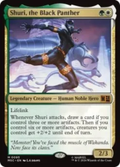 Shuri, the Black Panther (surge foil) - Marvel Super Heroes Commander