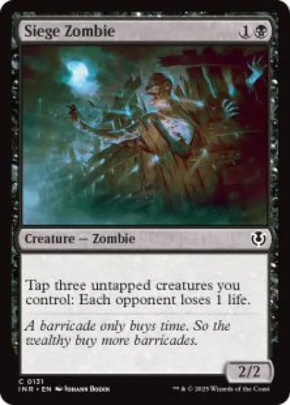 Siege Zombie - Innistrad Remastered