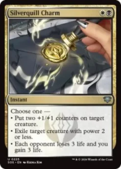 Silverquill Charm (foil) - Secrets of Strixhaven