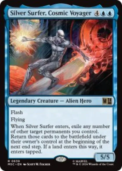 Silver Surfer, Cosmic Voyager - Marvel Super Heroes Commander