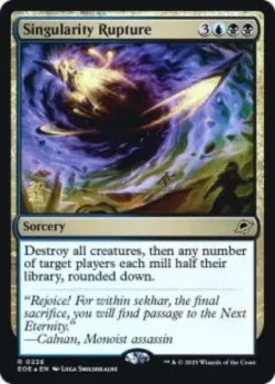 Singularity Rupture (foil) - Edge of Eternities prerelease Promo's