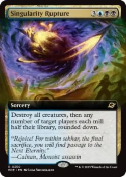 Singularity Rupture (#350) (foil) (extended art) - Edge of Eternities Varianten
