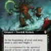 Sinister Gnarlbark (extended art) - Lorwyn Eclipsed Commander Varianten