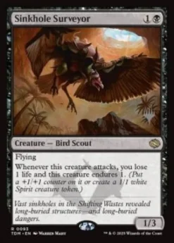 Sinkhole Surveyor (foil) - Tarkir: Dragonstorm Planeswalker Stamped
