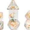 Sirius Dice - Fruit Slice Dice Set: Peach (7-delig)