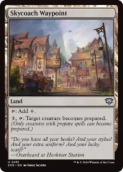 Skycoach Waypoint (foil) - Secrets of Strixhaven