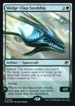 Sledge-Class Seedship (foil) - Edge of Eternities prerelease Promo's