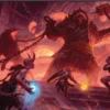 Sleeves Dungeons and Dragons: Fire Giant (50 stuks)
