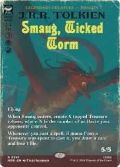 Smaug, Wicked Worm (#245) (borderless) - The Hobbit Varianten