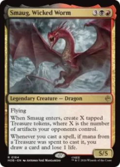 Smaug, Wicked Worm (foil) - The Hobbit