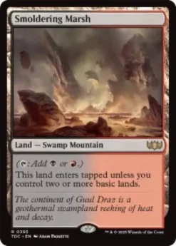 Smoldering Marsh - Tarkir: Dragonstorm Commander