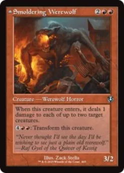 Smoldering Werewolf (showcase) - Innistrad Remastered Varianten