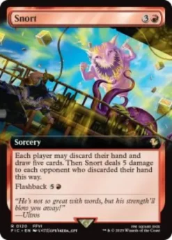 Snort (foil) (extended art) - Final Fantasy Commander Varianten