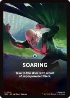 Soaring front card - Marvel Super Heroes Commander
