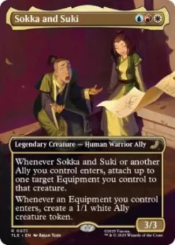 Sokka and Suki (foil) (borderless) - Avatar: The Last Airbender Eternal Varianten