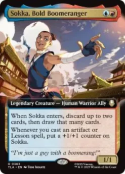 Sokka, Bold Boomeranger (foil) (extended art) - Avatar: The Last Airbender Varianten