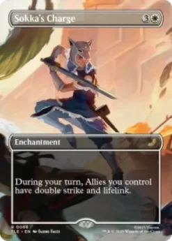 Sokka's Charge (foil) (borderless) - Avatar: The Last Airbender Eternal Varianten