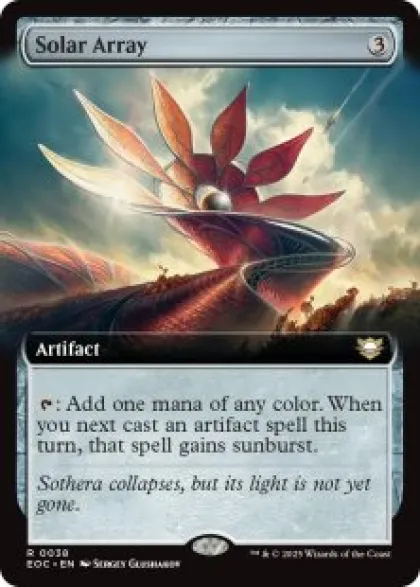 Solar Array (extended art) - Edge of Eternities Commander Varianten