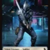 Soldier token (surge foil) (1/1) - Final Fantasy Commander