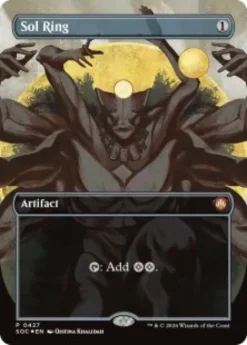 Sol Ring (foil) (borderless) - Secrets of Strixhaven Commander Varianten