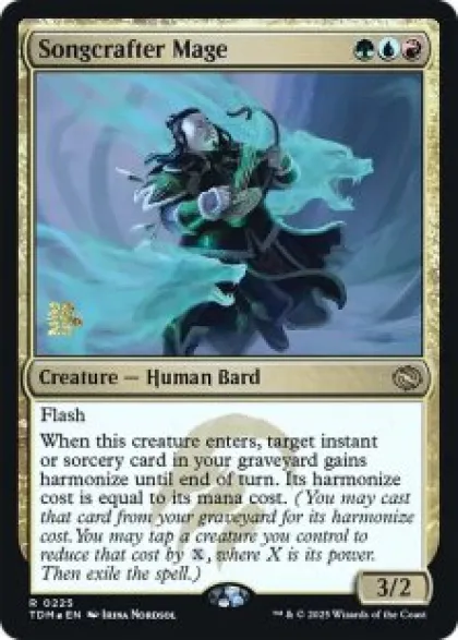 Songcrafter Mage (foil) - Tarkir: Dragonstorm Prerelease Promo's