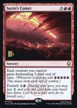 Sozin's Comet (foil) - Avatar: The Last Airbender Prerelease Promo's