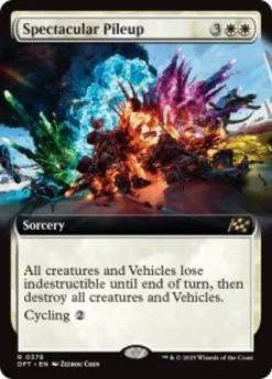 Spectacular Pileup (#378) (foil) (extended art) - Aetherdrift Varianten