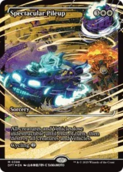Spectacular Pileup (#398) (foil) (showcase) - Aetherdrift Varianten