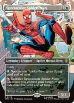 Spectacular Spider-Man (foil) (borderless) - Marvel's Spider-Man Varianten