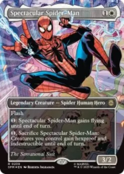 Spectacular Spider-Man (#239) (textured foil) (borderless) - Marvel's Spider-Man Varianten