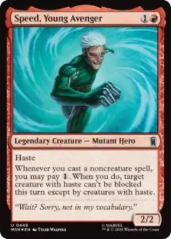 Speed, Young Avenger (#448) (surge foil) - Marvel Super Heroes