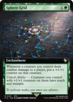 Sphere Grid (foil) (extended art) - Final Fantasy Commander Varianten