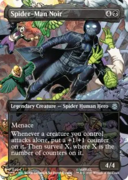 Spider-Man Noir (#204) (borderless) - Marvel's Spider-Man Varianten