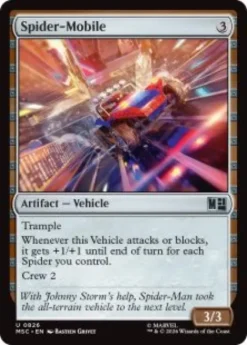Spider-Mobile (foil) - Marvel Super Heroes Commander