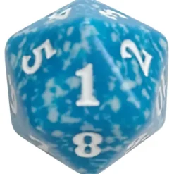 Spindown Die D20 Blue