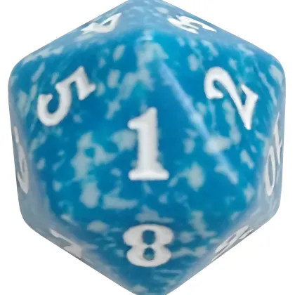 Spindown Die D20 Blue