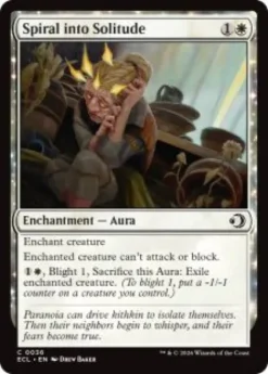 Spiral into Solitude (foil) - Lorwyn Eclipsed