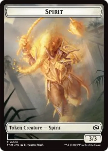 Spirit token (#8) (3/3) - Tarkir: Dragonstorm