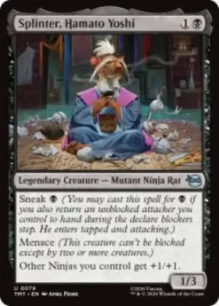Splinter, Hamato Yoshi (foil) - Teenage Mutant Ninja Turtles