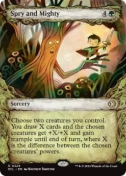 Spry and Mighty (foil) (showcase) - Lorwyn Eclipsed Varianten