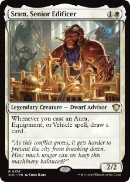Sram, Senior Edificer - Secrets of Strixhaven Commander