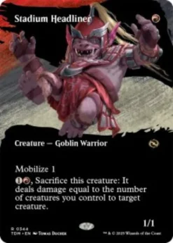 Stadium Headliner (foil) (borderless) - Tarkir: Dragonstorm Varianten
