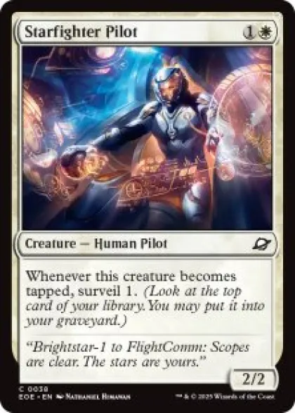Starfighter Pilot (foil) - Edge of Eternities