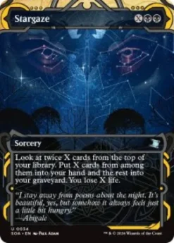 Stargaze (#034) (foil) (showcase) - Secrets of Strixhaven Mystical Archive