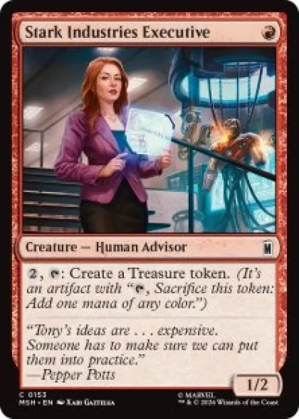Stark Industries Executive (foil) - Marvel Super Heroes