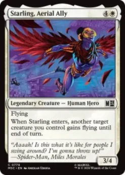 Starling, Aerial Ally (foil) - Marvel Super Heroes Commander