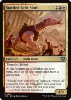 Startled Relic Sloth (foil) - Secrets of Strixhaven