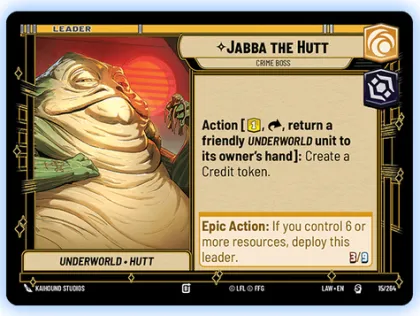 Star Wars: Unlimited - A Lawless Time Spotlight Deck: Jabba the Hutt