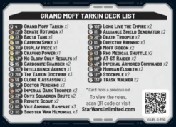 Star Wars: Unlimited - Homeworlds Spotlight Deck: Grand Moff Tarkin