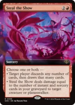 Steal the Show (extended art) - Secrets of Strixhaven Varianten